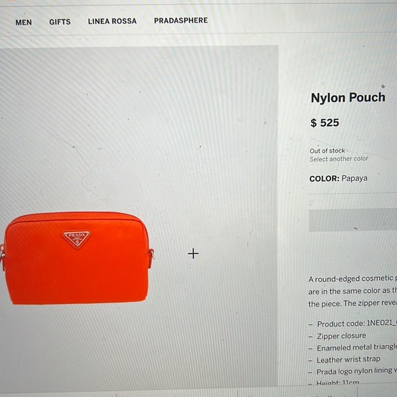 Prada Nylon Pouch Wallet bag - Picture 4 of 4